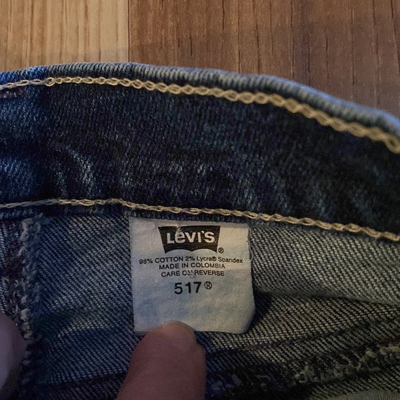 Levi’s with hand sewn monkey patches Girls Size 6 - Picture 7 of 12